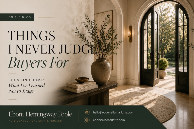 Things I never Judge Buyers For