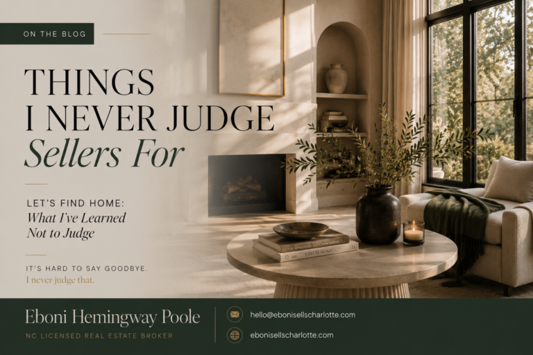 Things I never Judge a Home Seller For