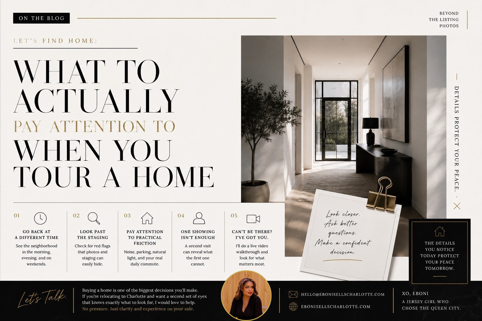 What to Actually Pay Attention to When You Tour a Home